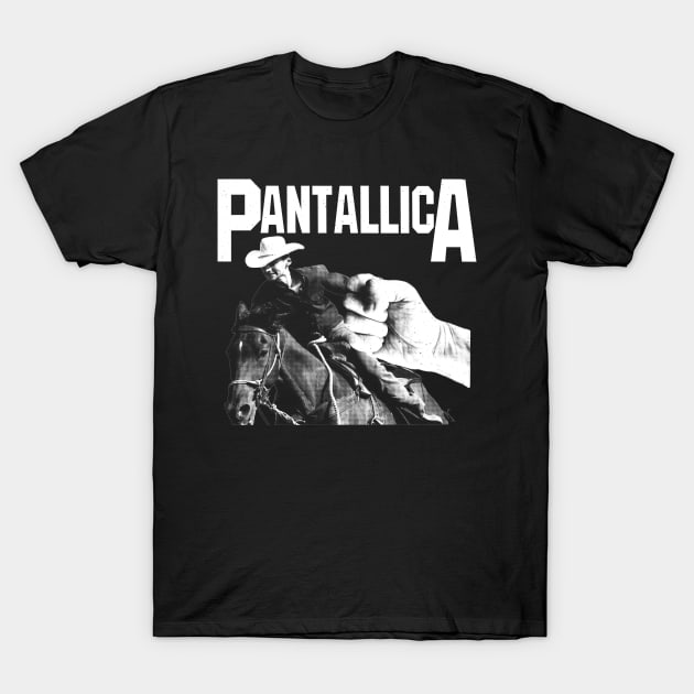 Pantallica Mega Poser Band Tee T-Shirt by blueversion